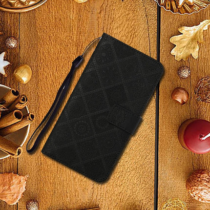 Ethnic Style Embossed Pattern Horizontal Flip Leather Case with Holder & Card Slots & Wallet & Lanyard For iPhone 6(Black)-garmade.com