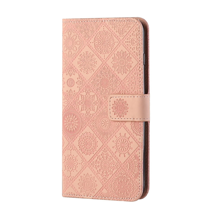 Ethnic Style Embossed Pattern Horizontal Flip Leather Case with Holder & Card Slots & Wallet & Lanyard For iPhone 11(Pink)-garmade.com
