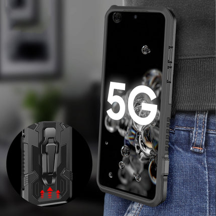 For Samsung Galaxy S21+ 5G Machine Armor Warrior Shockproof PC + TPU Protective Case(Space Gray)-garmade.com