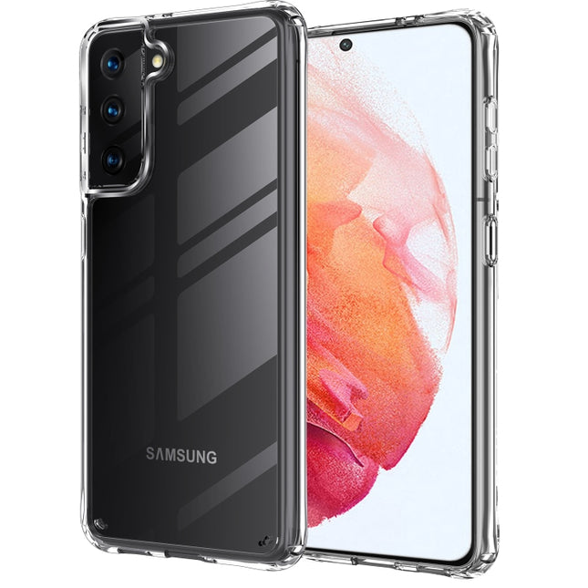 For Samsung Galaxy S21 5G Shockproof Thickening Acrylic Protective Case(Transparent)-garmade.com