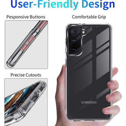 For Samsung Galaxy S21+ 5G Shockproof Thickening Acrylic Protective Case(Transparent)-garmade.com