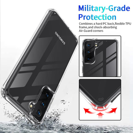 For Samsung Galaxy S21+ 5G Shockproof Thickening Acrylic Protective Case(Transparent)-garmade.com