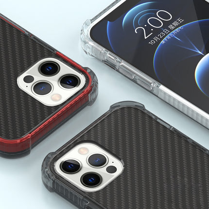 Carbon Fiber Acrylic Protective Case For iPhone 12 / 12 Pro(White)-garmade.com