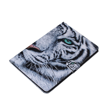 For Galaxy Tab S6 T860 / T865 3D Colored Drawing Horizontal Flip Leather Case with Holder & Card Slots & Wallet(Tiger)-garmade.com