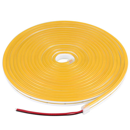 CJ-1206 12V 6A 5m IP65 Waterproof Silicone Neon LED Strip Light(Yellow)-garmade.com