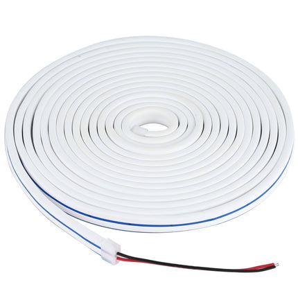 CJ-1206 12V 6A 5m IP65 Waterproof Silicone Neon LED Strip Light(Blue)-garmade.com