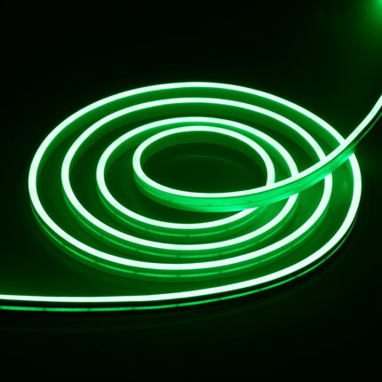 CJ-1206 12V 6A 5m IP65 Waterproof Silicone Neon LED Strip Light(Green)-garmade.com