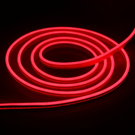 CJ-1206 12V 6A 5m IP65 Waterproof Silicone Neon LED Strip Light(Red)-garmade.com