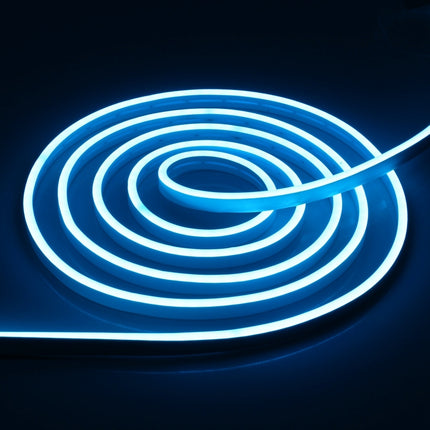 CJ-1206 12V 6A 5m IP65 Waterproof Silicone Neon LED Strip Light(Sky Blue)-garmade.com