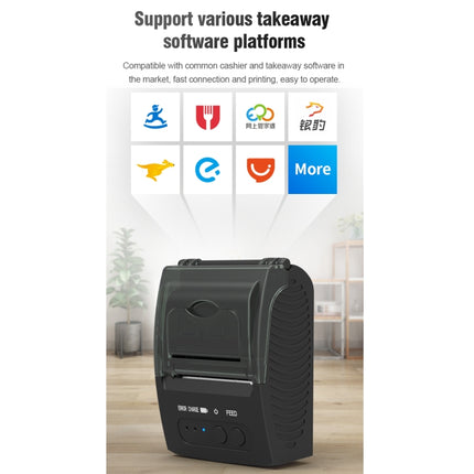 5811DD 58mm Bluetooth 4.0 Portable Thermal Bluetooth Receipt Printer, UK Plug-garmade.com