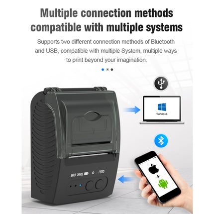 5811DD 58mm Bluetooth 4.0 Portable Thermal Bluetooth Receipt Printer, UK Plug-garmade.com