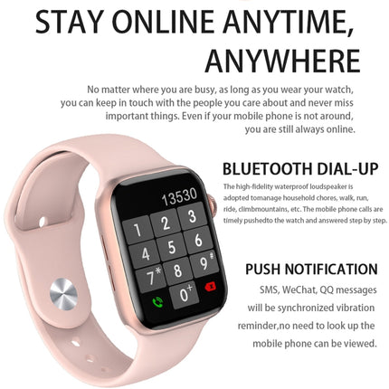 DW35 1.75 inch Full Screen IP67 Waterproof Smart Watch, Support Sleep Monitor / Heart Rate Monitor / Bluetooth Call(Pink)-garmade.com
