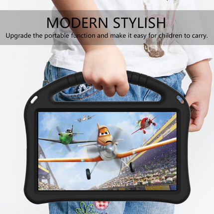 For Samsung Galaxy Tab A 8.0 (2019) T290 / T295 EVA Flat Anti Falling Protective Case Shell with Holder(Black)-garmade.com