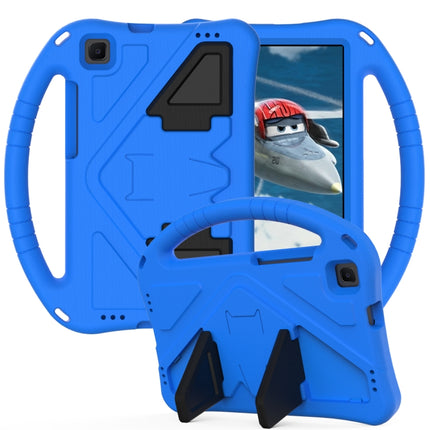 For Samsung Galaxy Tab A 8.0 (2019) T290 / T295 EVA Flat Anti Falling Protective Case Shell with Holder(Blue)-garmade.com