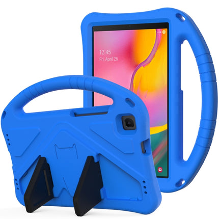 For Samsung Galaxy Tab A 8.0 (2019) T290 / T295 EVA Flat Anti Falling Protective Case Shell with Holder(Blue)-garmade.com