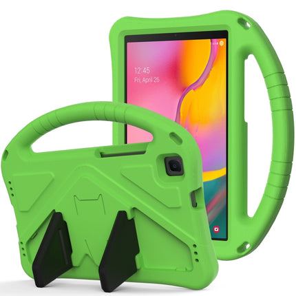 For Samsung Galaxy Tab A 8.0 (2019) T290 / T295 EVA Flat Anti Falling Protective Case Shell with Holder(Green)-garmade.com