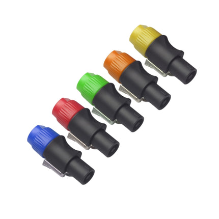 NL4FC 2221 4 Pin Plug Male Speaker Audio Connector(Yellow)-garmade.com