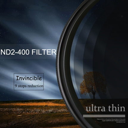 37mm ND Fader Neutral Density Adjustable Variable Filter, ND2 to ND400 Filter-garmade.com