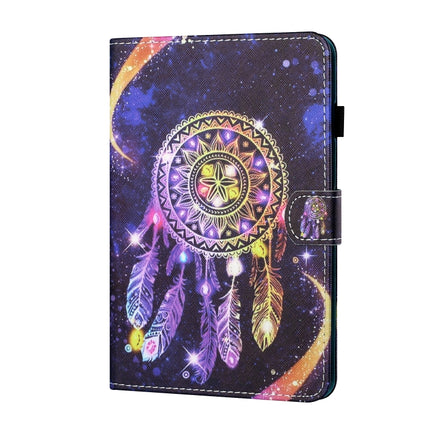 Sewing Thread Horizontal Painted Flat Leather Case with Pen Cover & Anti Skid Strip & Card Slot & Holder & Sleep / Wake-up Function For iPad Air 2022 / 2020 10.9(Starry Sky Wind Chimes)-garmade.com