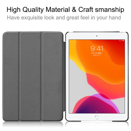 For iPad 10.2 2021 / 2020 / 2019 Colored Drawing Horizontal Flip Leather Case with Three-folding Holder & Sleep / Wake-up Function(Magic Cube)-garmade.com