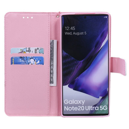 For Samsung Galaxy Note 20 Ultra 3D Painting Horizontal Flip Leather Case with Holder & Card Slot & Lanyard(Girl Under The Tree)-garmade.com