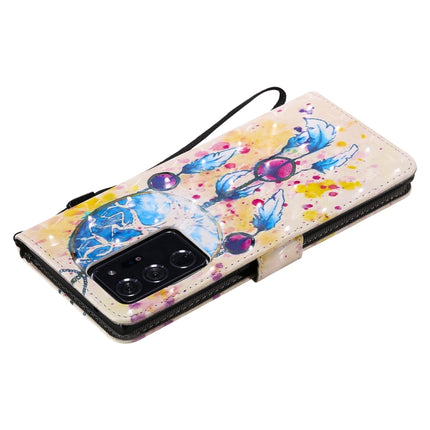 For Samsung Galaxy Note 20 Ultra 3D Painting Horizontal Flip Leather Case with Holder & Card Slot & Lanyard(Wind Chimes)-garmade.com