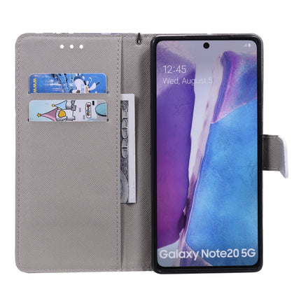 For Samsung Galaxy Note 20 3D Painting Horizontal Flip Leather Case with Holder & Card Slot & Lanyard(Wind Chimes)-garmade.com