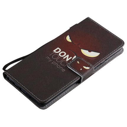 For Samsung Galaxy Note 20 Painting Horizontal Flip Leather Case with Holder & Card Slot & Lanyard(Eye)-garmade.com