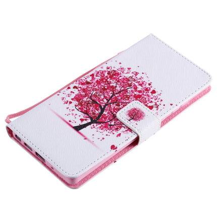 For Samsung Galaxy Note 20 Painting Horizontal Flip Leather Case with Holder & Card Slot & Lanyard(Colorful Tree)-garmade.com