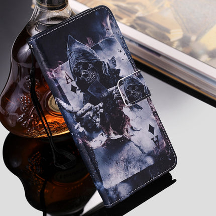 Painting Horizontal Flip Leather Case with Holder & Card Slot & Lanyard For iPhone 12 / 12 Pro(Magician)-garmade.com