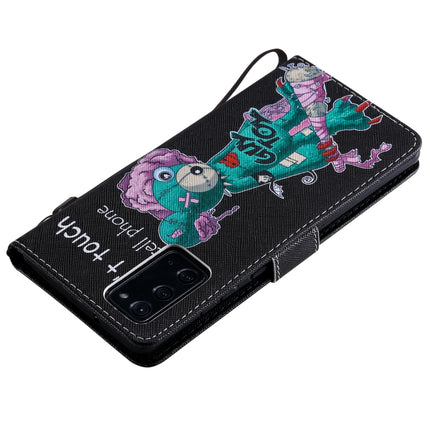 For Samsung Galaxy Note 20 Painting Horizontal Flip Leather Case with Holder & Card Slot & Lanyard(Cyclops)-garmade.com
