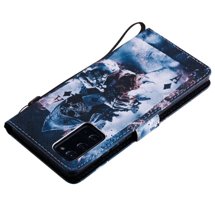 For Samsung Galaxy Note 20 Painting Horizontal Flip Leather Case with Holder & Card Slot & Lanyard(Magician)-garmade.com