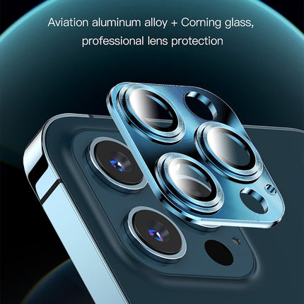 TOTUDESIGN AB-065 Armor Series Aluminum Alloy + Tempered Glass Integrated Lens Film For iPhone 12(Green)-garmade.com
