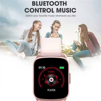 Lokmat KW17 1.3 inch TFT Screen IP68 Waterproof Smart Watch, Support Sleep Monitor / Heart Rate Monitor / Blood Pressure Monitor(Pink)-garmade.com