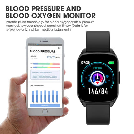 Lokmat KW17 1.3 inch TFT Screen IP68 Waterproof Smart Watch, Support Sleep Monitor / Heart Rate Monitor / Blood Pressure Monitor(Green)-garmade.com
