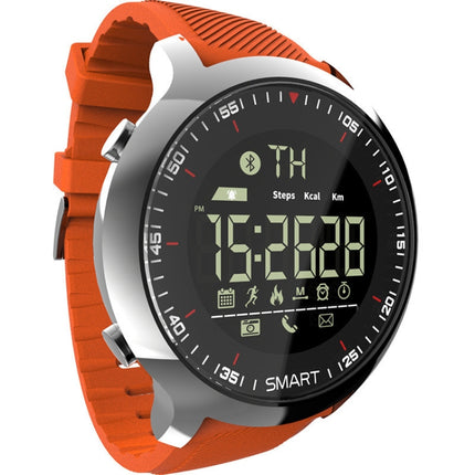 Lokmat MK18 1.1 inch Circle Screen IP68 Waterproof Smart Watch, Support Information Reminder / Remote Camera / Walking Motion Monitor(Orange)-garmade.com