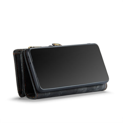 For Samsung Galaxy S21 Ultra 5G CaseMe Detachable Multifunctional Horizontal Flip Leather Case, with Card Slot & Holder & Zipper Wallet & Photo Frame(Black)-garmade.com