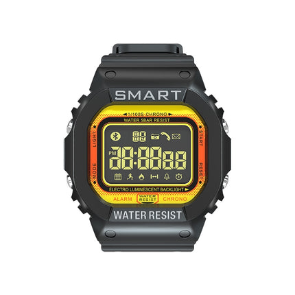 Lokmat MK22 1.21 inch FSTN LCD Screen 50m Waterproof Smart Watch, Support Information Reminder / Remote Camera / Sport Record(Orange)-garmade.com
