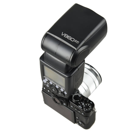 Godox V860IIF 2.4GHz Wireless 1/8000s HSS Flash Speedlite Camera Top Fill Light for Fujifil DSLR Cameras(Black)-garmade.com