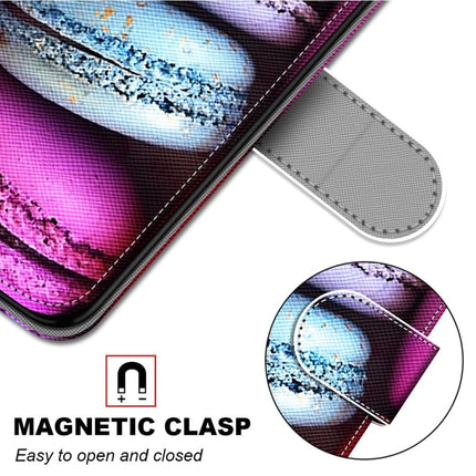Coloured Drawing Cross Texture Horizontal Flip PU Leather Case with Holder & Card Slots & Wallet & Lanyard For iPhone XR(Colorful Cakes)-garmade.com