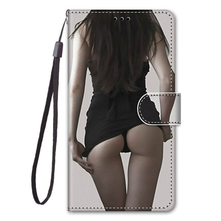 For Samsung Galaxy S20 Coloured Drawing Cross Texture Horizontal Flip PU Leather Case with Holder & Card Slots & Wallet & Lanyard(Miniskirt)-garmade.com