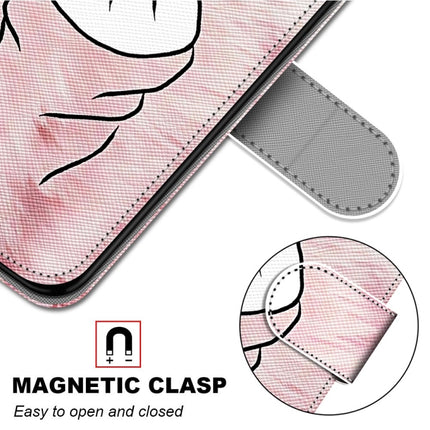 For Samsung Galaxy S20 Coloured Drawing Cross Texture Horizontal Flip PU Leather Case with Holder & Card Slots & Wallet & Lanyard(Pink Hands Than Hearts)-garmade.com