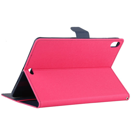 GOOSPERY FANCY DIARY Horizontal Flip PU Leather Case with Holder & Card Slots & Wallet For iPad Air (2020)(Rose Red)-garmade.com