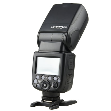 Godox V860IIO 2.4GHz Wireless 1/8000s HSS Flash Speedlite Camera Top Fill Light for Olympus DSLR Cameras(Black)-garmade.com