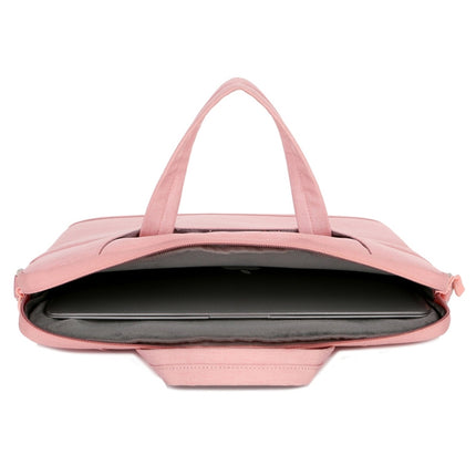 For 13.3-14 inch Laptop Multi-function Laptop Single Shoulder Bag Handbag(Black)-garmade.com