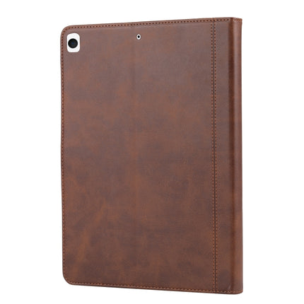 Calf Texture Double Fold Clasp Horizontal Flip Leather Case with Photo Frame & Holder & Card Slots & Wallet For iPad Pro 10.5(Coffee)-garmade.com