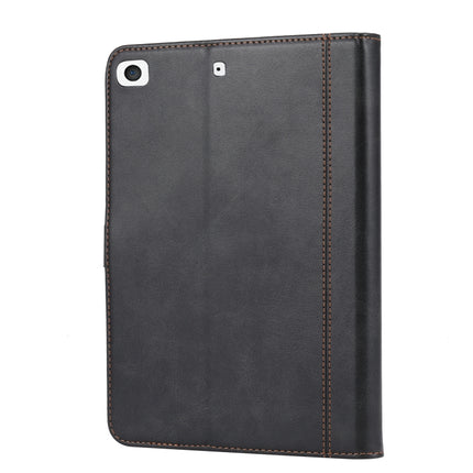 Calf Texture Double Fold Clasp Horizontal Flip Leather Case with Photo Frame & Holder & Card Slots & Wallet For iPad mini 5 / mini 4 / mini 3(Black)-garmade.com