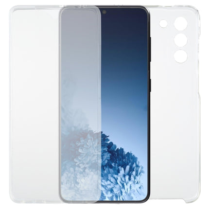 For Samsung Galaxy S21+ 5G PC+TPU Ultra-thin Double-sided Full Coverage Transparent Soft Case-garmade.com