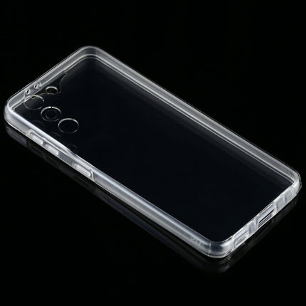 For Samsung Galaxy S21+ 5G PC+TPU Ultra-thin Double-sided Full Coverage Transparent Soft Case-garmade.com