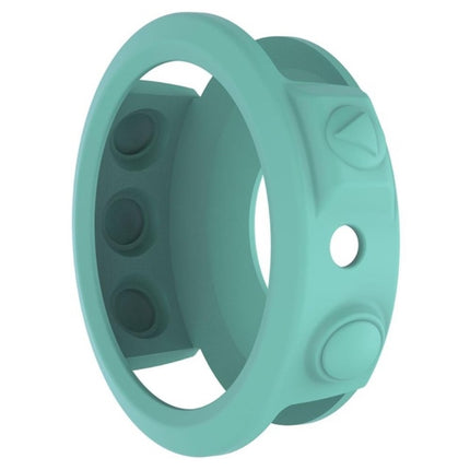 For Garmin Fenix 5S Solid Color Silicone Watch Protective Case(Mint Green)-garmade.com